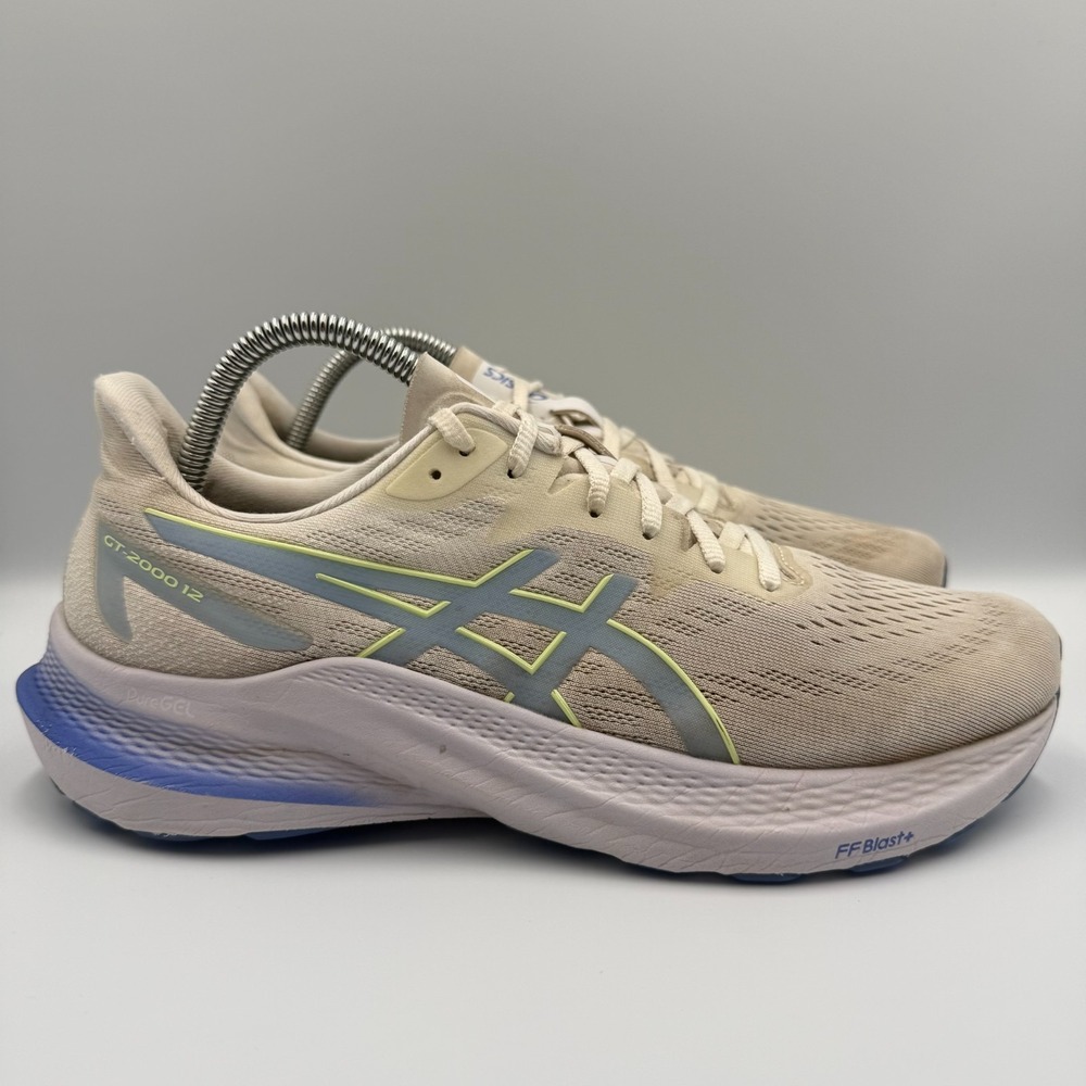 ASICS‎ GT-2000 12 White Blue Running Shoes Athletic Sneakers Women's Size 10